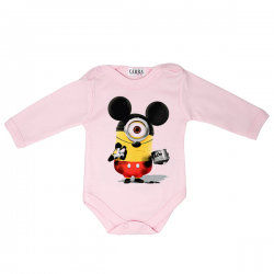 Carra Mickey Minions бебешко боди