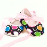 Carra Colorful Hearts бебешки обувки