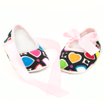 Carra Colorful Hearts бебешки обувки