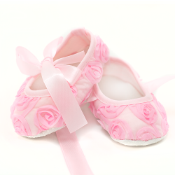 Carra Baby Pink Roses бебешки обувки