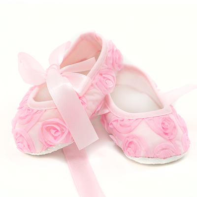 Carra Baby Pink Roses бебешки обувки