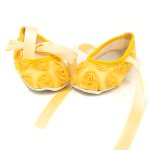 Carra Yellow Roses бебешки обувки