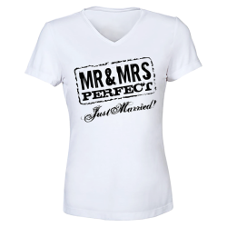 Carra Mr. and Mrs. Perfect дамска тениска 