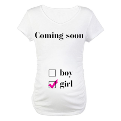 Carra Coming Soon-girl тениска за бременни