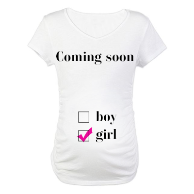 Carra Coming Soon-girl тениска за бременни