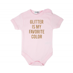 Carra Glitter бебешко боди