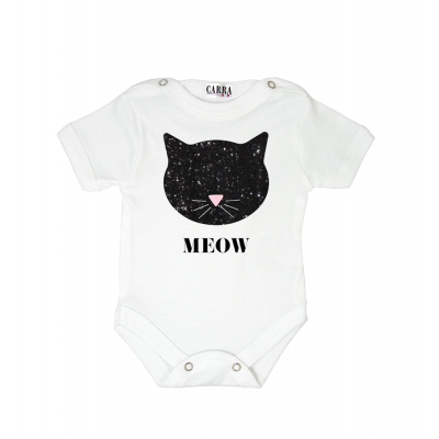 Carra Summer Meow бебешко боди